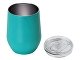 Вакуумная термокружка "Sense", непротекаемая крышка, бирюзовый (Р)