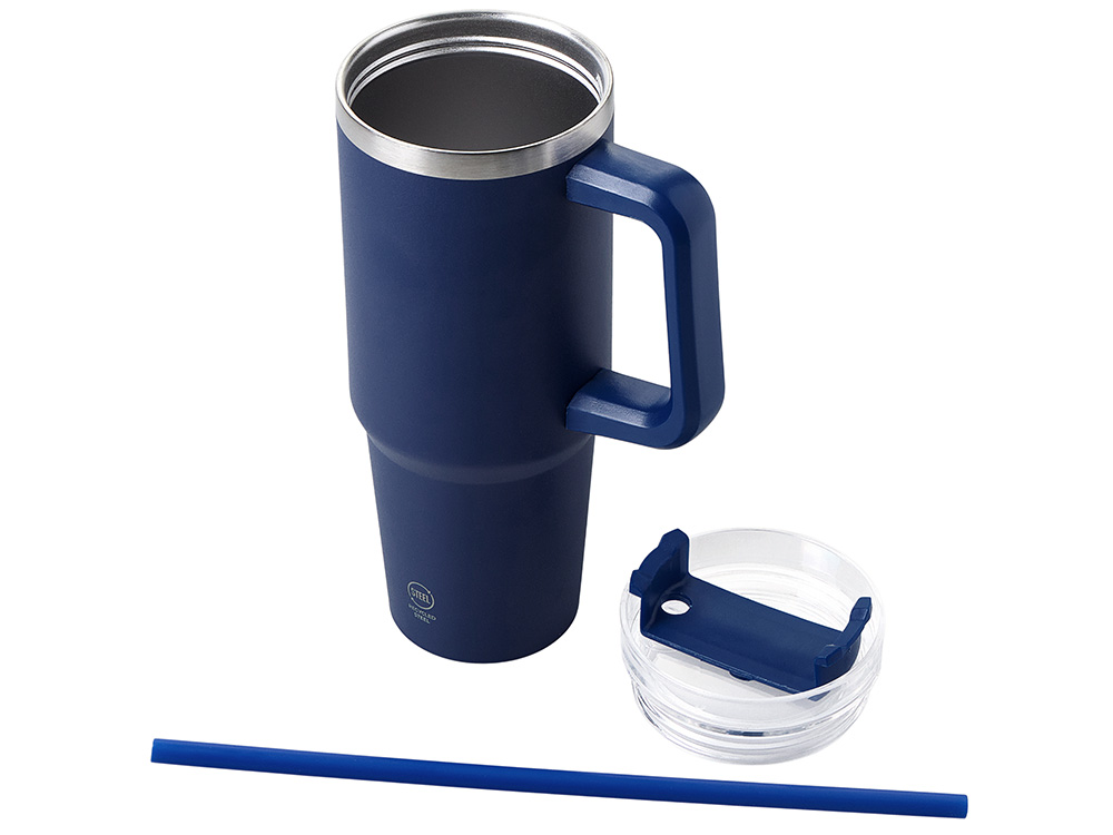 Термокружка KRANSTON с трубочкой и поворотной крышкой, 850 мл фото 2 Термокружка KRANSTON с трубочкой и поворотной крышкой, 850 мл фото 2