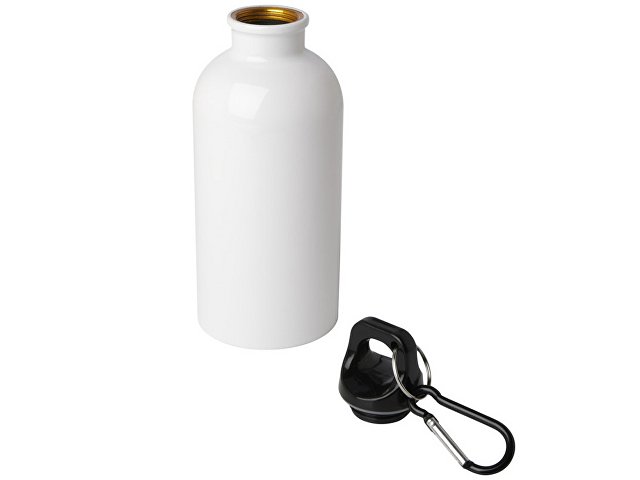 Одностенная бутылка для воды с карабином «Oregon», 400 мл thumbnail