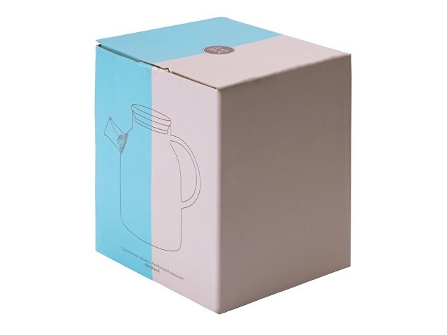 Стеклянный чайник с бамбуковой крышкой «Sencha M»