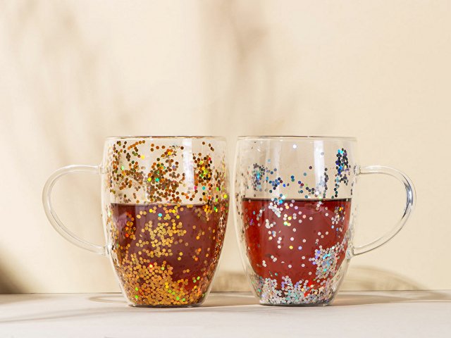 Кружка с двойными стенками с блестками «Festival» thumbnail