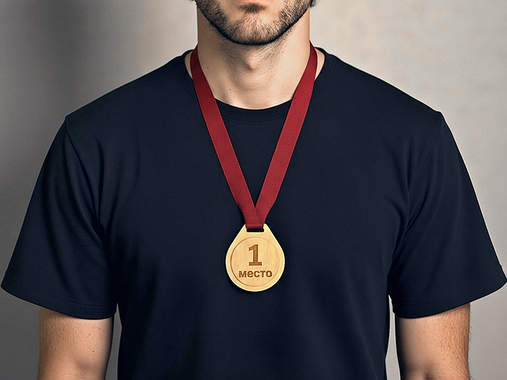 Медаль из бука «Round» фото 7 Медаль из бука «Round» фото 7