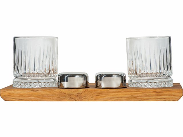 Набор для виски и коктейлей на подставке из дуба «Savour» thumbnail