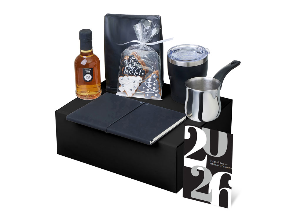 Подарочный набор «Re:Routine» с туркой, термокружкой и кофе фото 2 Подарочный набор «Re:Routine» с туркой, термокружкой и кофе фото 2