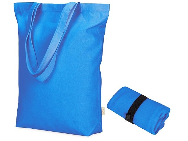 Сумка Fixy из переработанного хлопка 220 г/м2 с фиксирующей лентой thumbnail