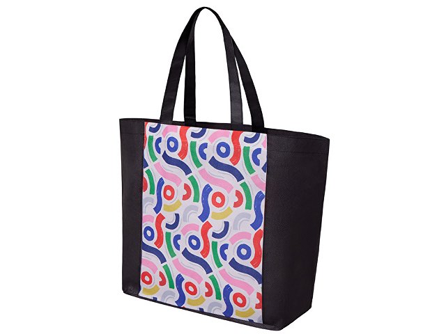 Сумка для шопинга с донной складкой и ручкой из нетканого PET материала thumbnail