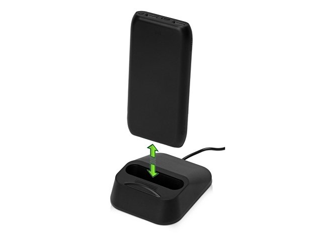 Беспроводное портативное зарядное устройство с зарядной станцией «UnIQ», 10000 mAh