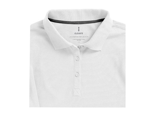 Рубашка поло "Oakville" женская с длинным рукавом thumbnail