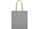 Сумка для шопинга Steady из хлопка с парусиновыми ручками, 260 г/м2, серый
