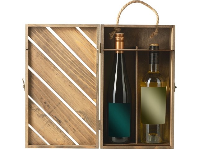 Коробка подарочная из массива дерева «Two-bottle box» thumbnail