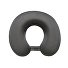 Двусторонняя дорожная подушка с эффектом памяти "Нокс", серый