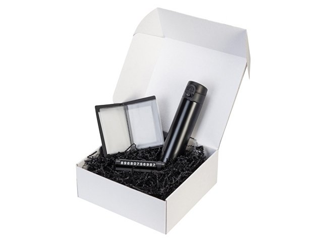 Подарочный набор «Premier» с термокружкой, парковочной визиткой и обложкой для документов thumbnail