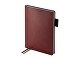 Ежедневник А5 датированный "Boston" 2026, бордовый с серым обрезом
