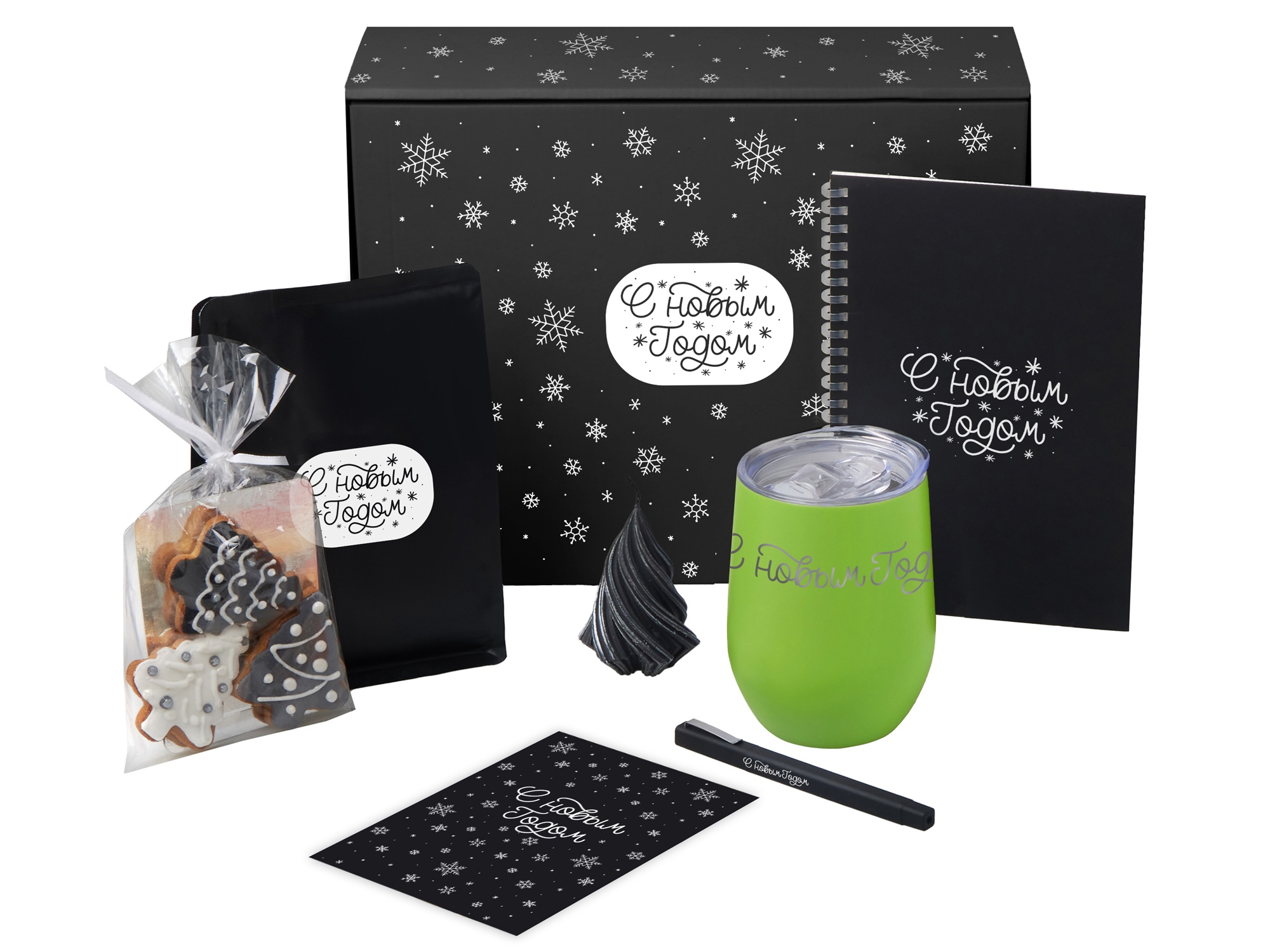 Подарочный набор «Re:Start» с термокружкой, кофе и блокнотом