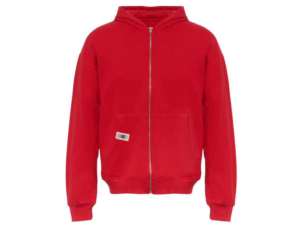 Толстовка оверсайз с капюшоном на молнии «Monaco»