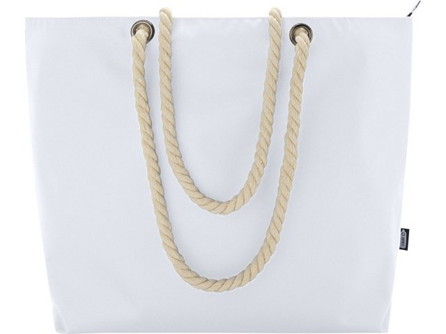 Пляжная сумка-холодильник Panama GRS из переработанных материалов с ручками-шнурками thumbnail