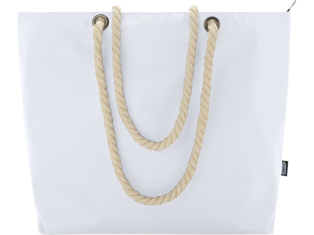 Пляжная сумка-холодильник Panama GRS из переработанных материалов с ручками-шнурками фото 2 Пляжная сумка-холодильник Panama GRS из переработанных материалов с ручками-шнурками фото 2