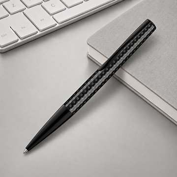 Ручка шариковая металлическая «Elegance» из карбонового волокна