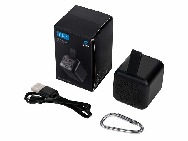 Портативная колонка TWS с подсветкой лого «Tiny», 3 Вт thumbnail