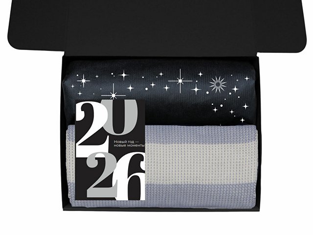 Подарочный набор «Re:Warm» с пледом, термосом и свечой thumbnail