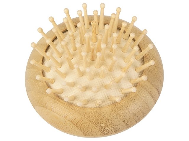 Расческа с зеркалом «Daisy» из бамбука thumbnail