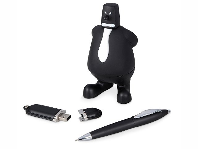 Набор: блекмэн Майк, USB-флешка на 4 Гб, ручка шариковая (арт. 516900)