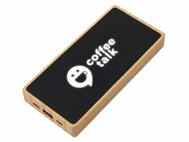 Внешний аккумулятор с подсветкой лого и солнечной панелью «Reedia S1», 10000 mAh