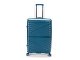 Чемодан TORBER Nevo, синий, полипропилен, 49 х 28 х 76 см, 95 л