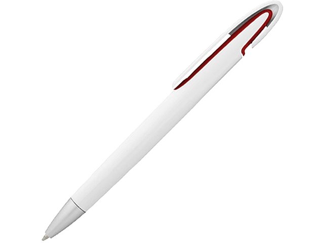 Ручка шариковая "Rio", черные чернила, белый/красный