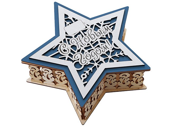 Шкатулка из фанеры в виде звезды «Asteris» thumbnail