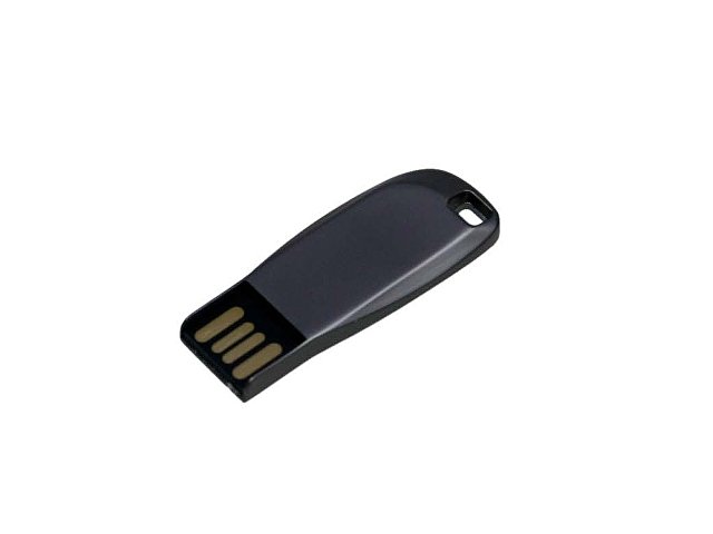 USB 2.0- флешка на 16 Гб компактная с мини чипом и овальным отверстием thumbnail