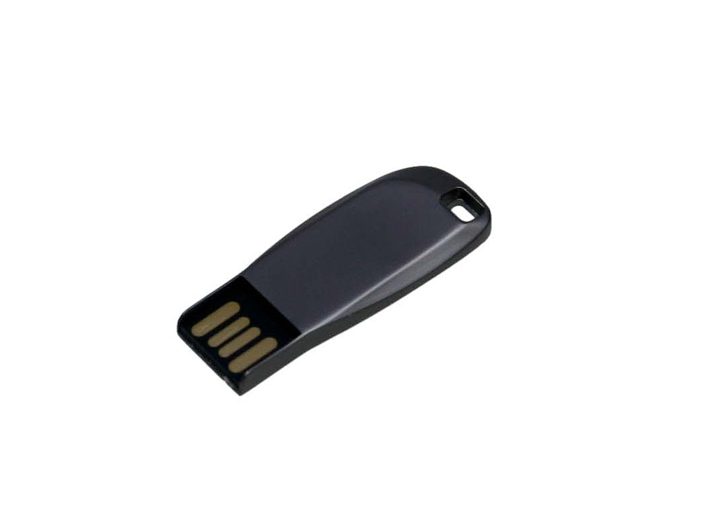 USB 2.0- флешка на 16 Гб компактная с мини чипом и овальным отверстием