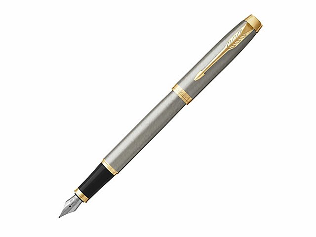 Ручка перьевая Parker «IM Metal Brushed Metal GT» thumbnail