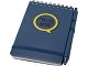 Блокнот Thalaasa формата А6 в твердой обложке из океанического пластика с шариковой ручкой - Синий