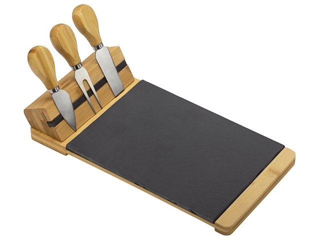 Набор для сыра из бамбука и сланца «Taleggio» thumbnail