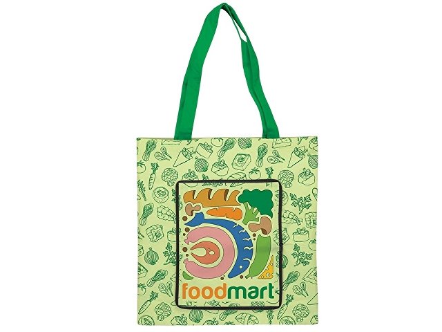 Складная сумка для шопинга с возможностью полноцветной печати thumbnail