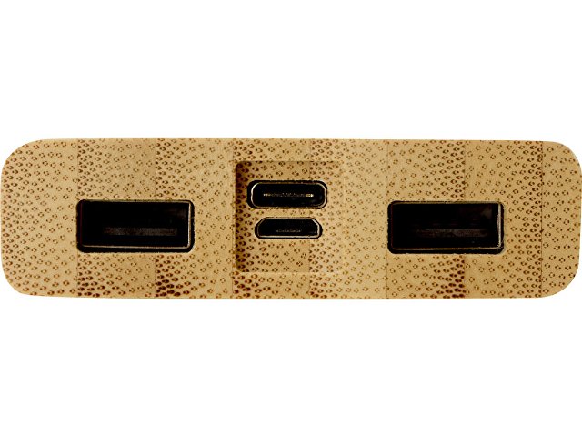 Внешний беспроводной аккумулятор из бамбука «Bamboo Air», 10000 mAh thumbnail