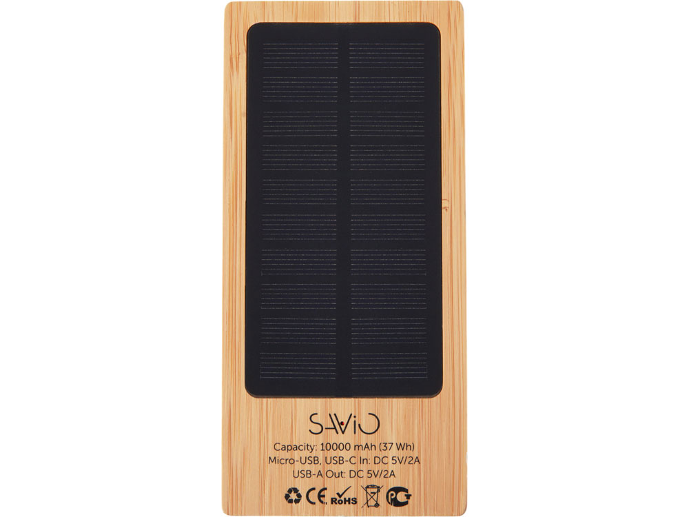 Внешний аккумулятор с подсветкой лого и солнечной панелью «Reedia S1», 10000 mAh фото 10 Внешний аккумулятор с подсветкой лого и солнечной панелью «Reedia S1», 10000 mAh фото 10