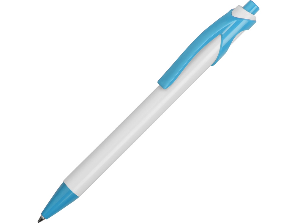 Ручка шариковая Тукан, белый/голубой
