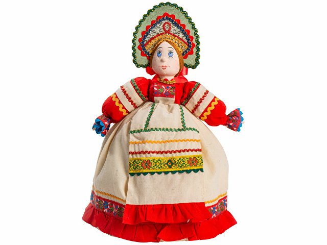 Подарочный набор «Деревенские вечера»: кукла на чайник, чайник з