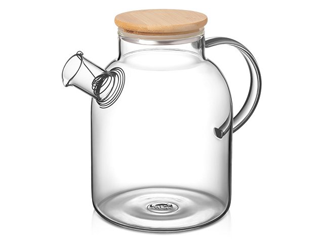 Стеклянный чайник с бамбуковой крышкой «Sencha M» thumbnail