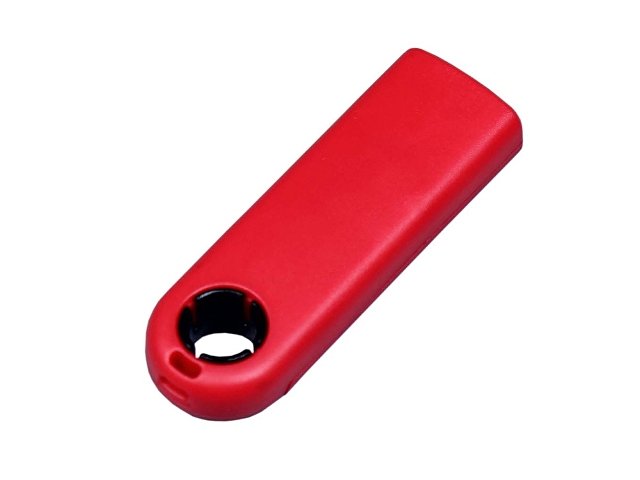 USB 3.0- флешка промо на 64 Гб прямоугольной формы, выдвижной механизм — фото 2
