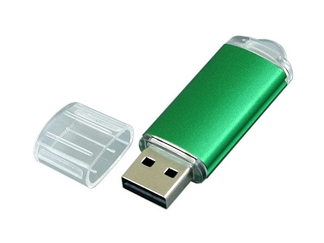 USB 2.0- флешка на 16 Гб с прозрачным колпачком thumbnail