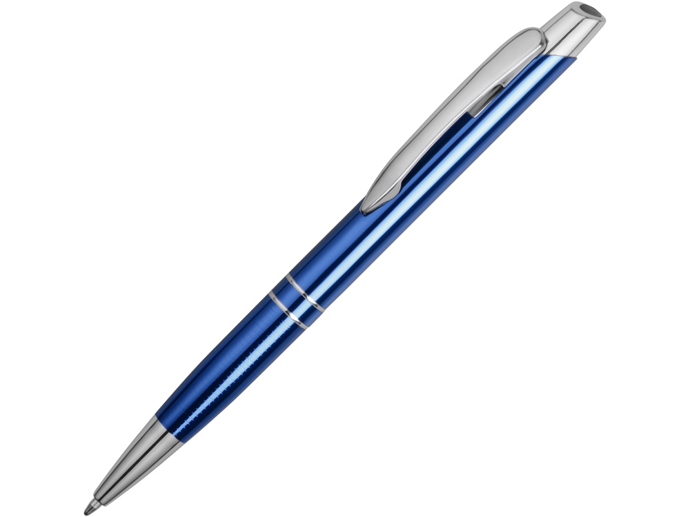 Стержень INDEX для шариковой ручки с поворотным механизмом, синий, металлический, длинна 116мм