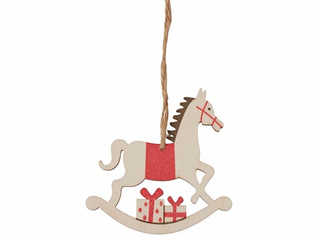 Деревянная подвеска на елку «Poni» thumbnail