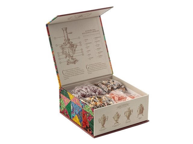 Подарочный набор c купажами чая и сладостями «Весенние птицы» thumbnail