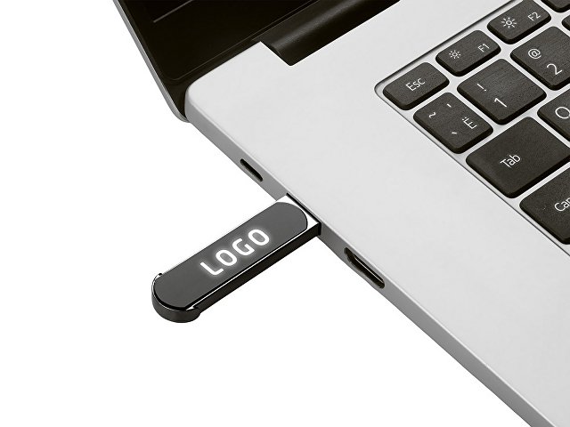 Ручка шариковая металлическая «Patronus» с флеш-картой на 16 Гб