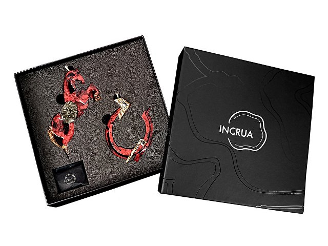 Набор елочных игрушек: Лошадь, Подкова thumbnail