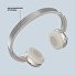 Беспроводные накладные наушники Stereo Light, BT 5.4, 300 мАч, песочно-золотой, Deppa