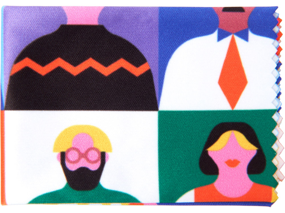 Салфетка для протирания очков с возможностью полноцветной печати фото 4 Салфетка для протирания очков с возможностью полноцветной печати фото 4